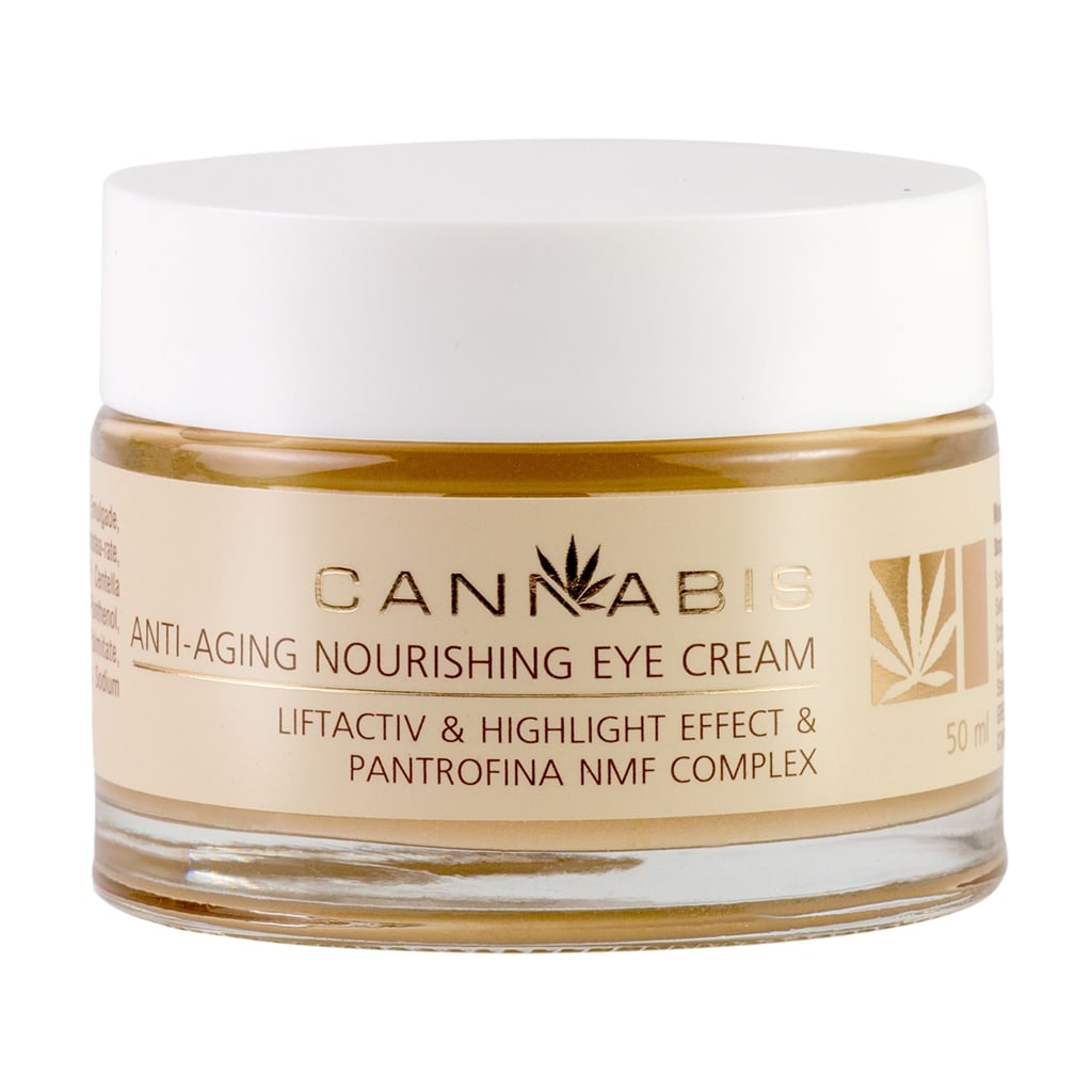 Антивіковий живильний крем для шкіри навколо очей Cannabis Anti-Aging Nourishing Eye Cream з ефектом сяяння, з комплексом Pantrofina NMF, 50 мл